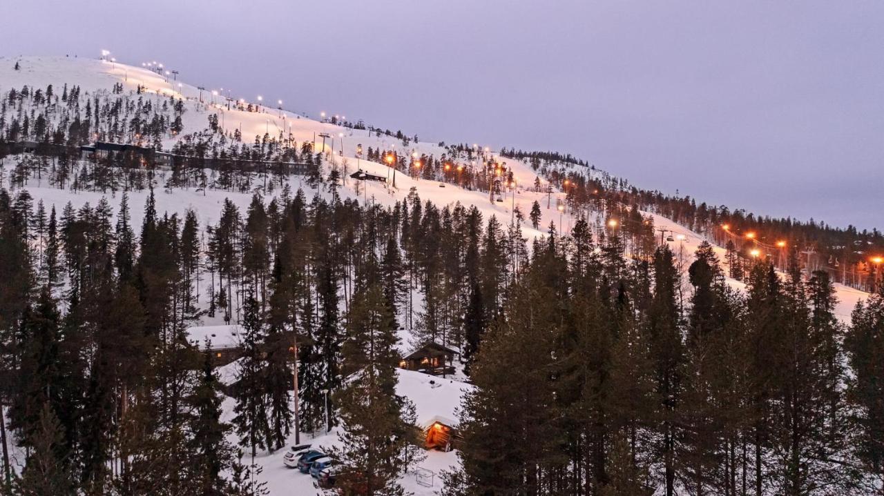 Ski-Inn Kelohuoneisto Pyhaetunturissa Pelkosenniemi Exteriér fotografie